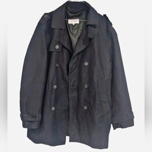 Calvin Klein Men's Black Trench Coat